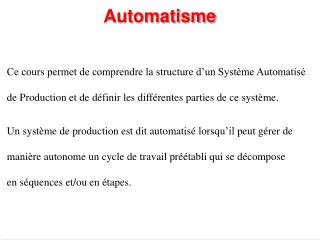 automatisme