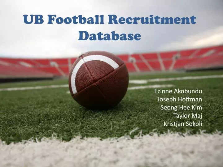 ub football recruitment database