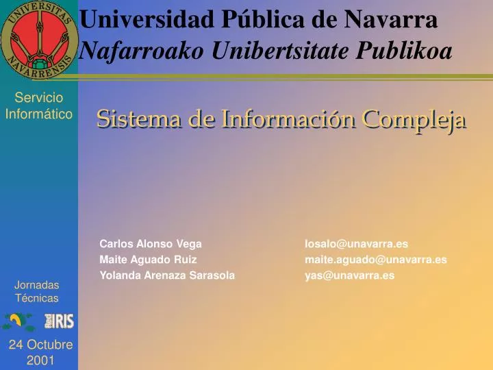 sistema de informaci n compleja