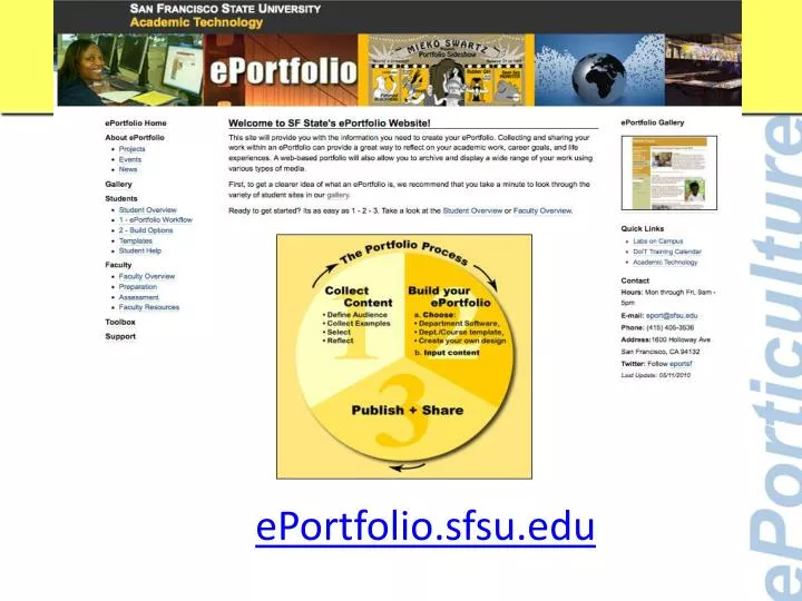 eportfolio sfsu edu