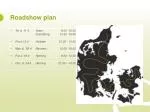 Roadshow plan - slide 1