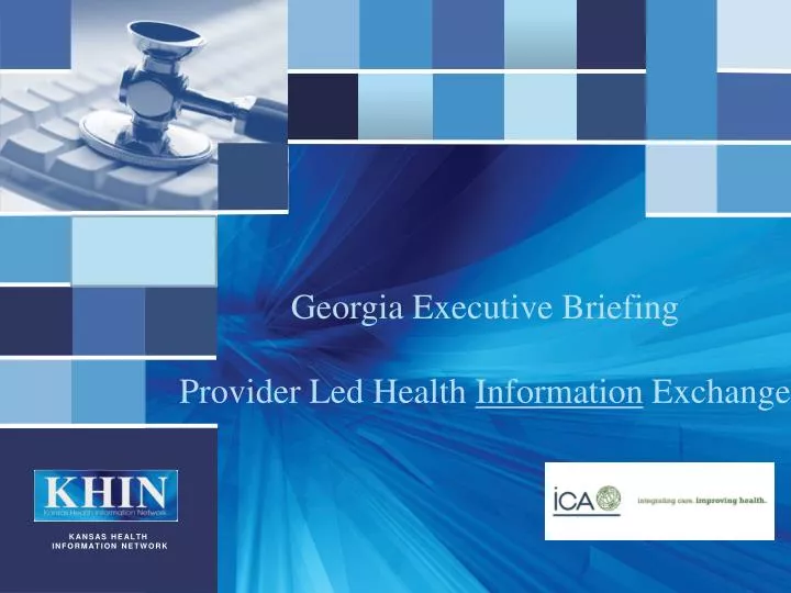 georgia executive briefing provider led health information exchange