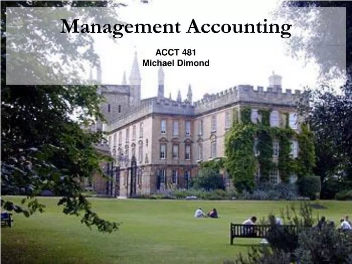 management accounting