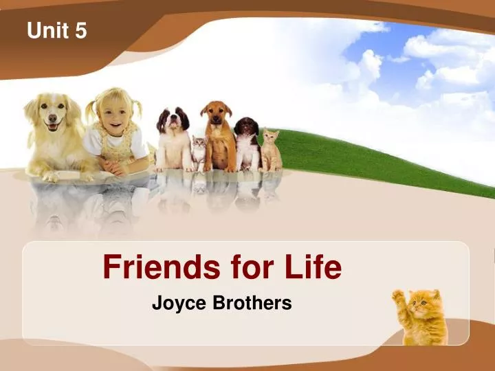 friends for life joyce brothers