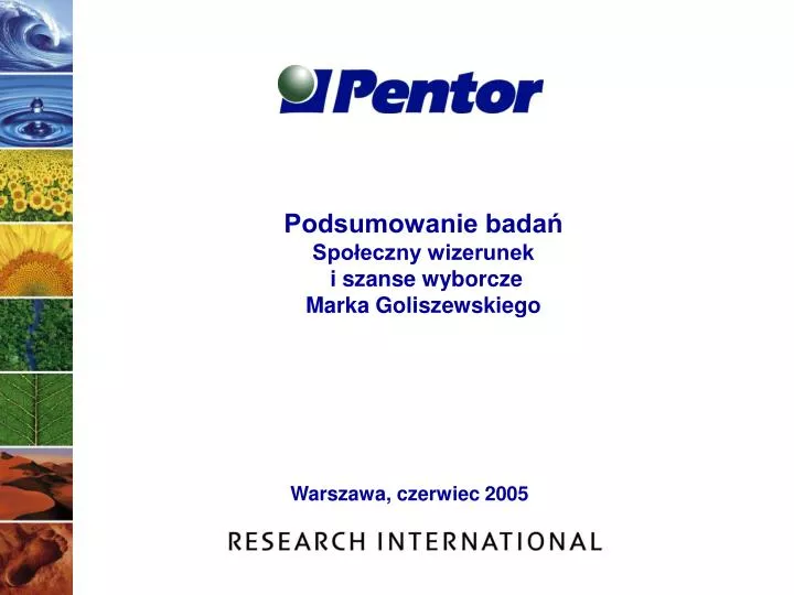 podsumowanie bada spo eczny wizerunek i szanse wyborcze marka goliszewskiego