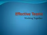 Effective Teams - slide 1