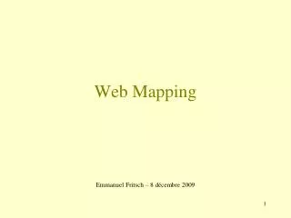 web mapping
