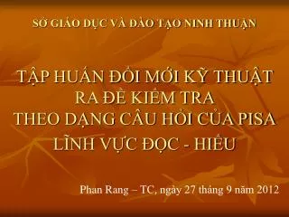 s gi o d c v o t o ninh thu n