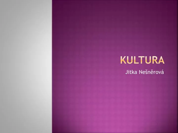 kultura