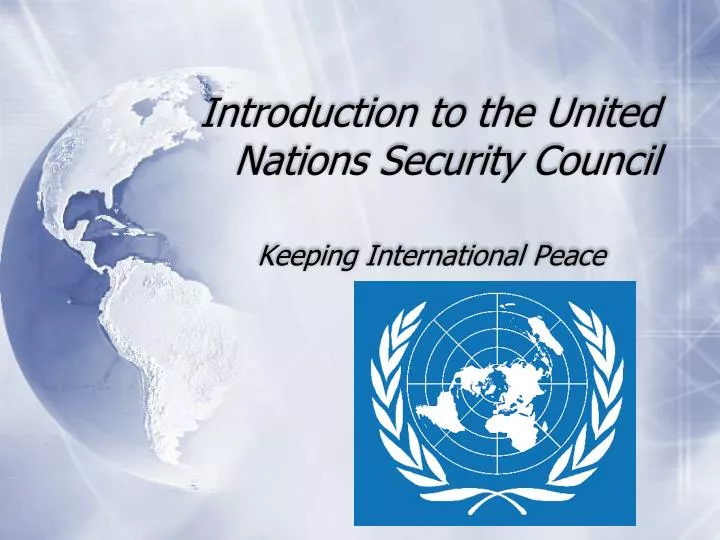 introduction to the united nations security council