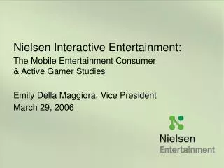 Nielsen Interactive Entertainment: