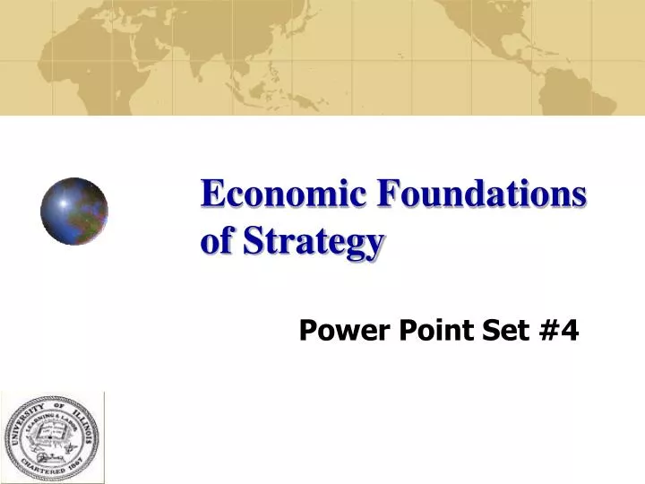 economic foundations of strategy