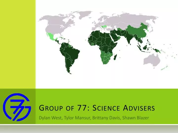 group of 77 science advisers
