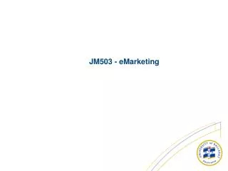 JM503 - eMarketing