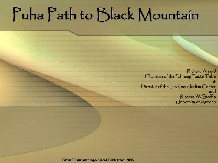 puha path to black mountain