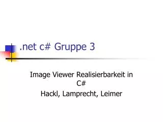 net c gruppe 3