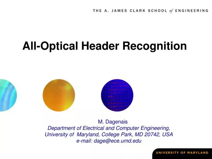 all optical header recognition