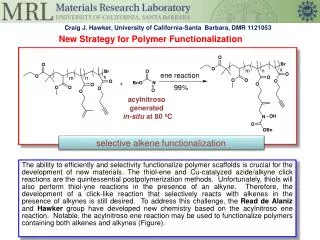 New Strategy for Polymer Functionalization