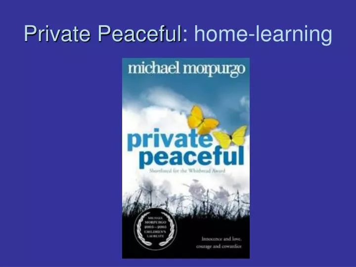 private peaceful home learning