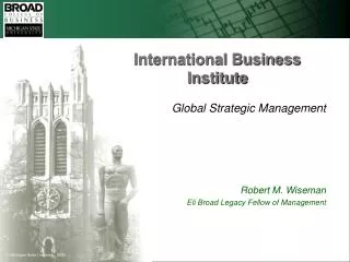 International Business Institute