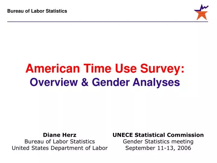 unece statistical commission gender statistics meeting september 11 13 2006