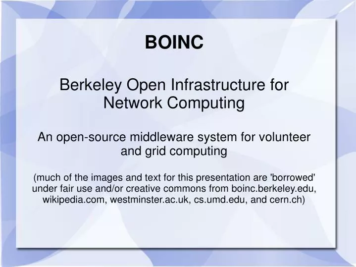 Berkeley Open Infrastructure for Network Computing - Wikipedia