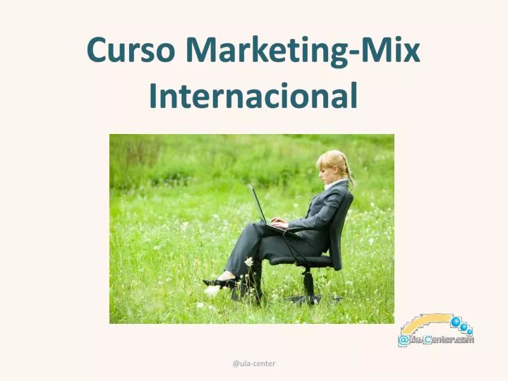 curso marketing mix internacional