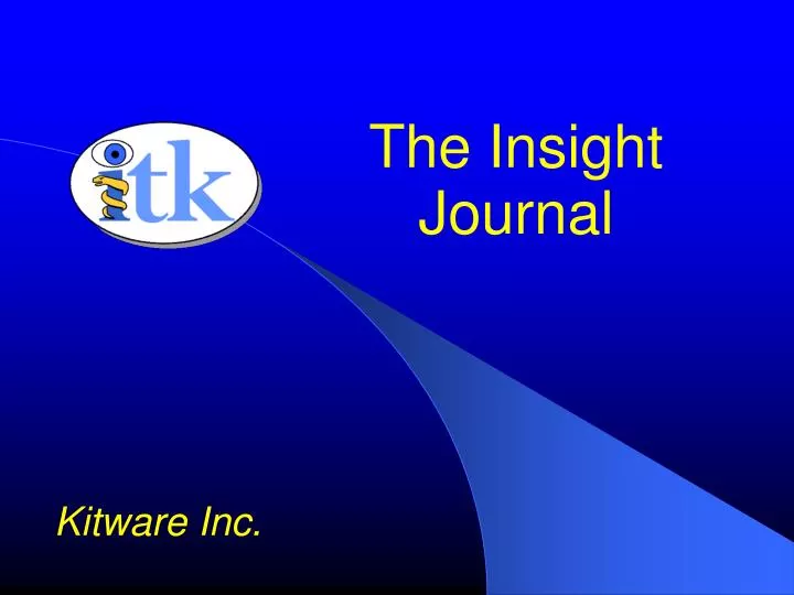 the insight journal