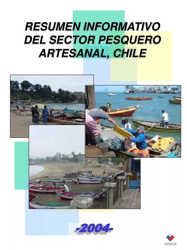 resumen informativo del sector pesquero artesanal chile