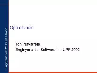 optimitzaci