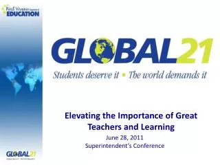 Elevating the Importance of Great Teachers and Learning