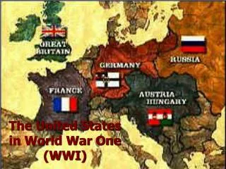 The United States in World War One (WWI)