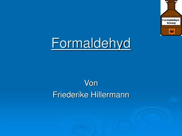 formaldehyd