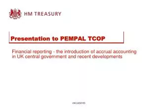 Presentation to PEMPAL TCOP