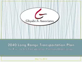 2040 Long Range Transportation Plan for River to Sea Transportation Planning Organization