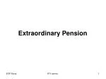 Extraordinary Pension - slide 1