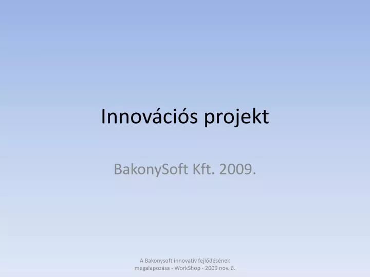 innov ci s projekt