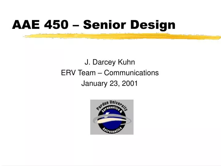 aae 450 senior design