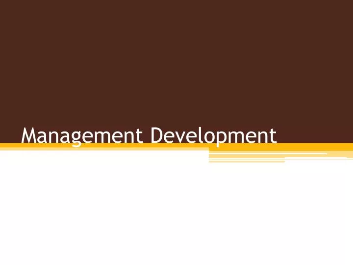 management development