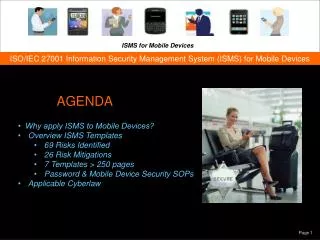 ISO/IEC 27001 Information Security Management System (ISMS) for Mobile Devices