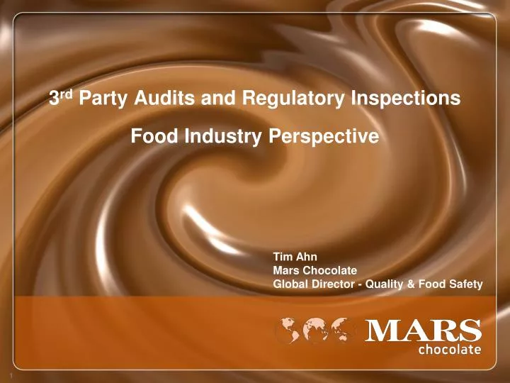 3 rd party audits and regulatory inspections food industry perspective