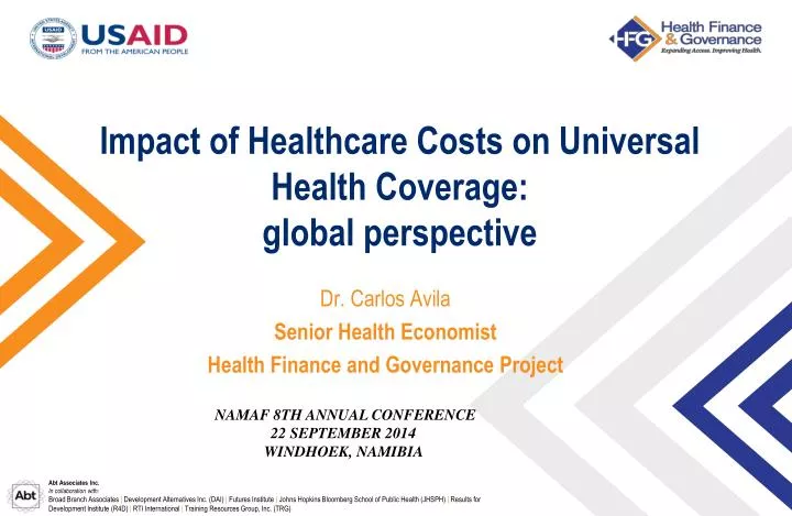 impact of healthcare c osts on universal health coverage global perspective