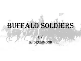 Buffalo soldiers