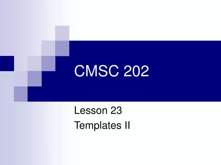 cmsc 202