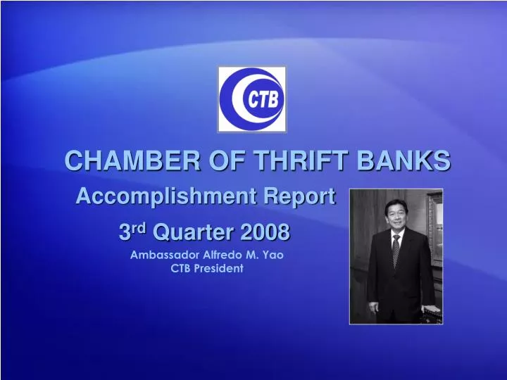 chamber of thrift banks