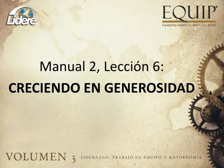 manual 2 lecci n 6 creciendo en generosidad