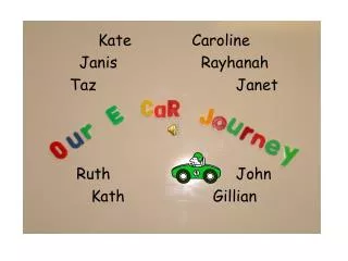 Kate Caroline Janis Rayhanah Taz Janet