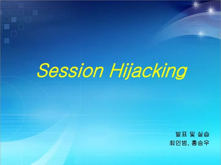 session hijacking