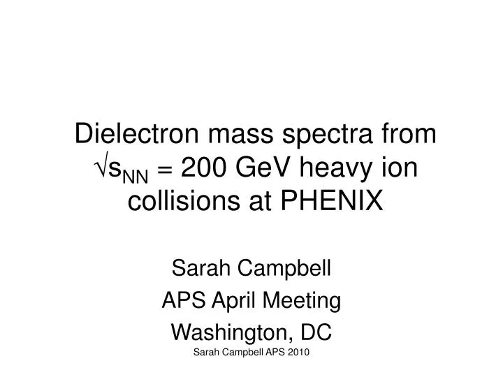 dielectron mass spectra from s nn 200 gev heavy ion collisions at phenix