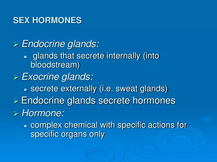 Ppt Sex Hormones Powerpoint Presentation Free Download Id 6057149